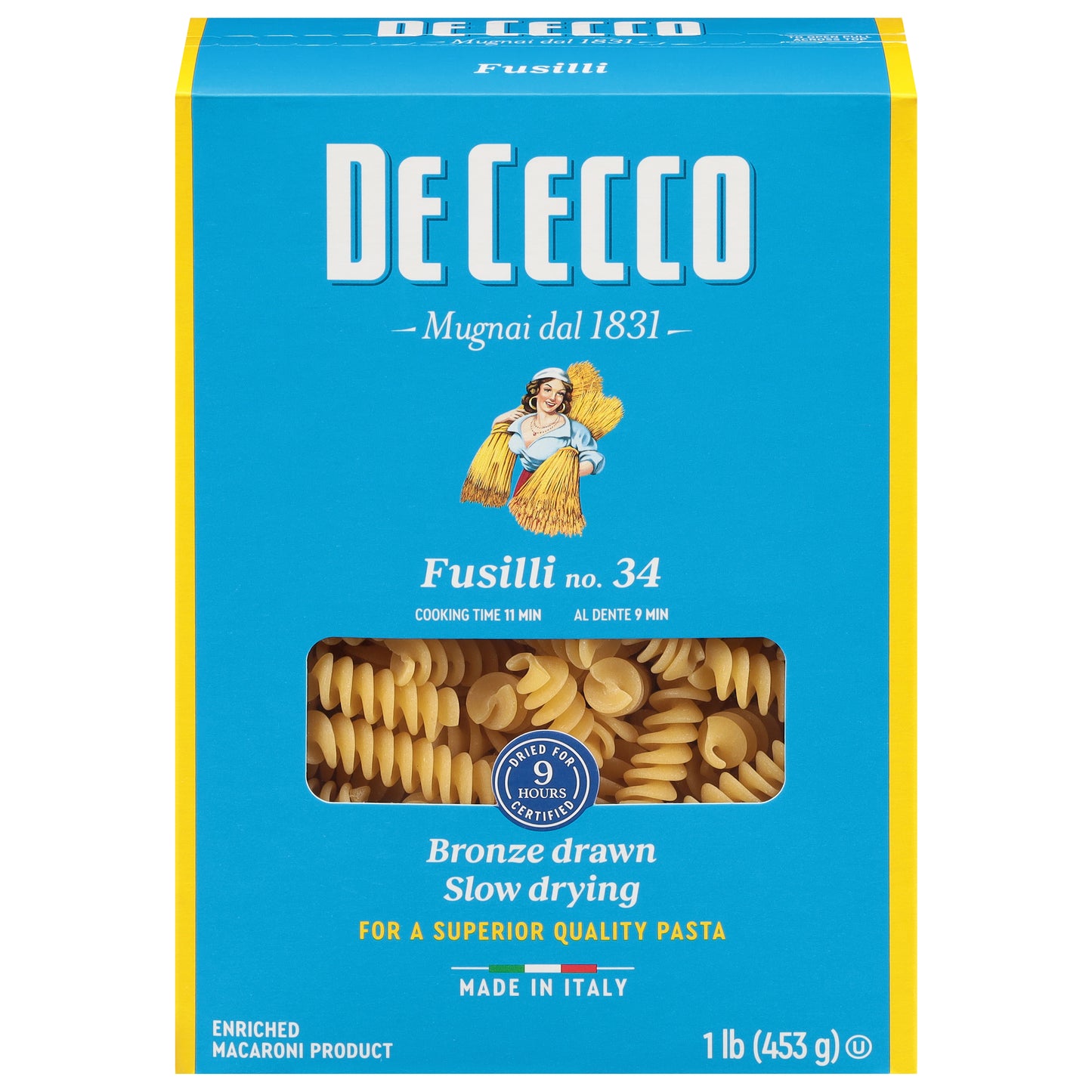 De Cecco No. 34 Fusilli 1 lb