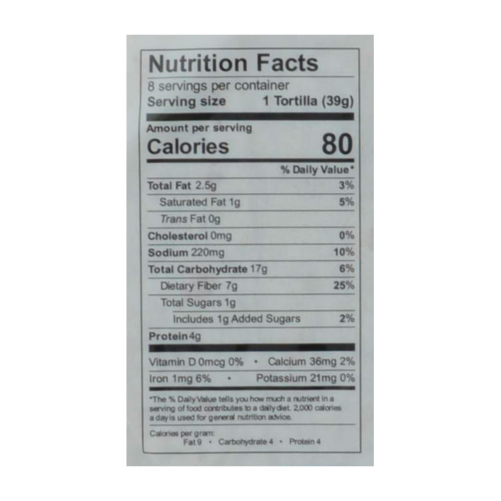 La Tortilla Factory Light Flour Tortillas 8 Count
