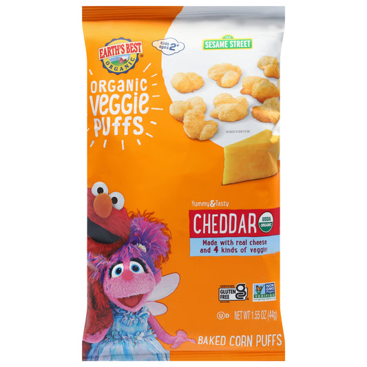 Earth's Best Organic Organic Cheddar Veggie Puffs 1.55 oz