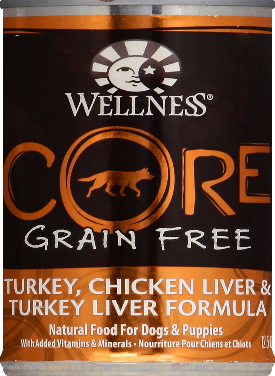 Wellness WELLNESS CORE DOG FD TRKY/CHKN 12.5 OZ