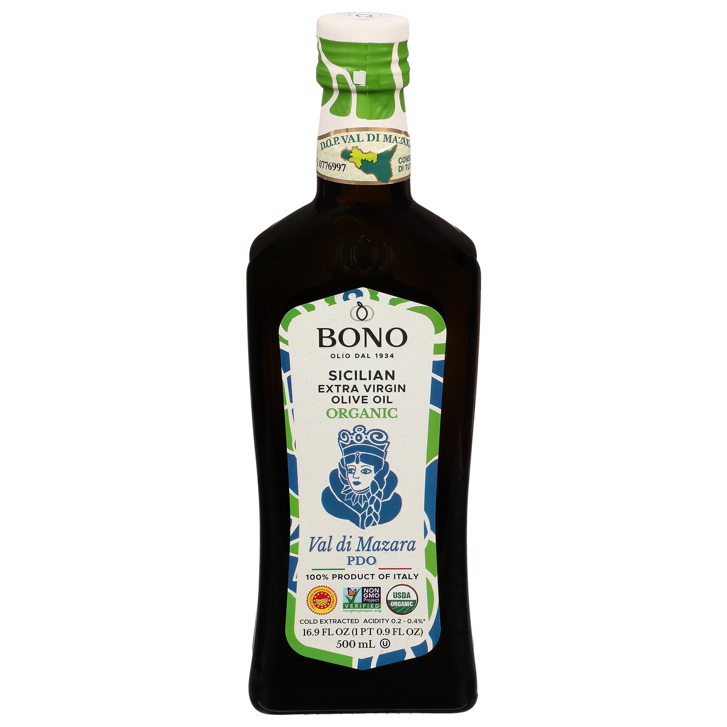 Bono Sicilian Extra Virgin Organic Olive Oil 16.9 fl oz