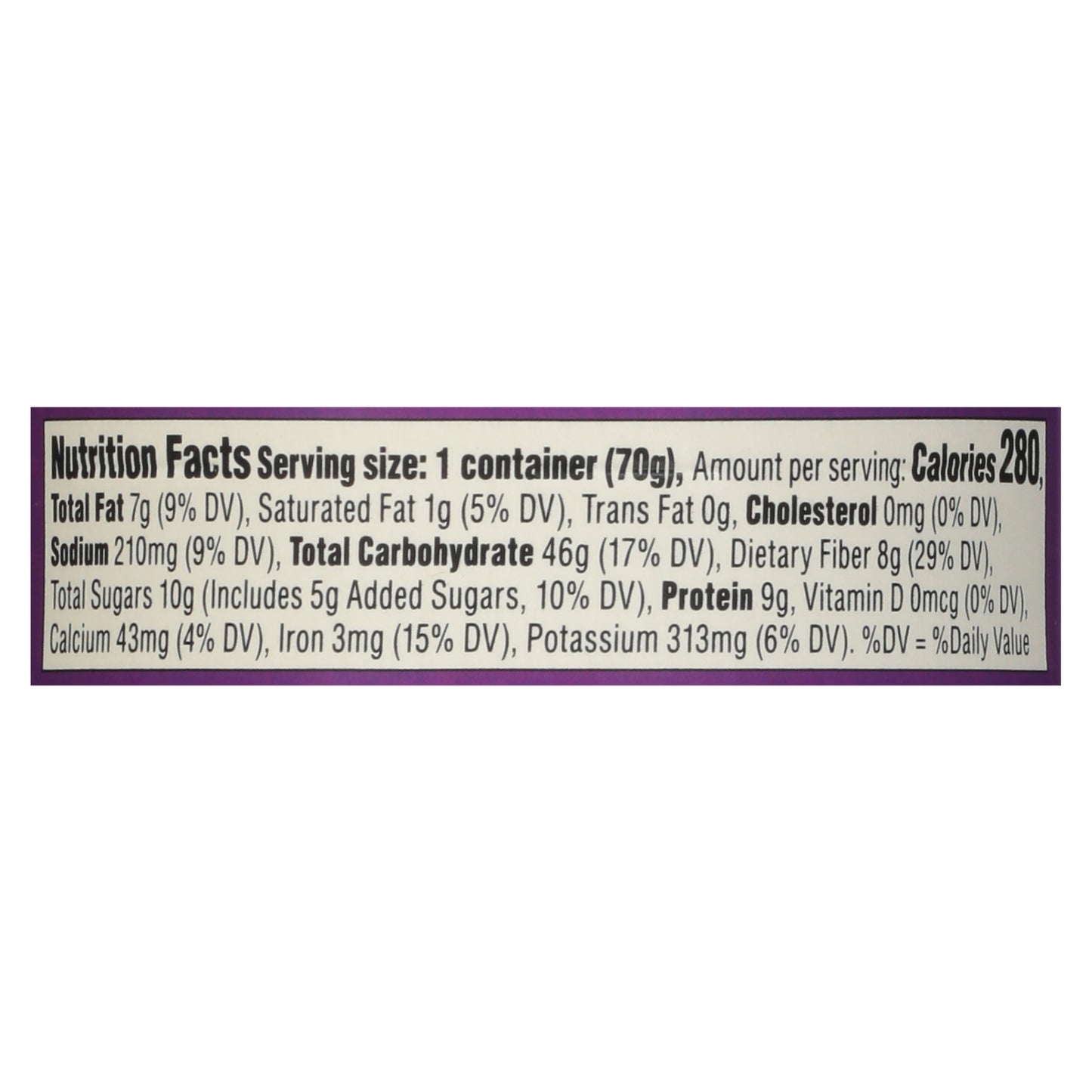 Bob's Red Mill Organic Fruit & Seed Oatmeal 2.47 oz