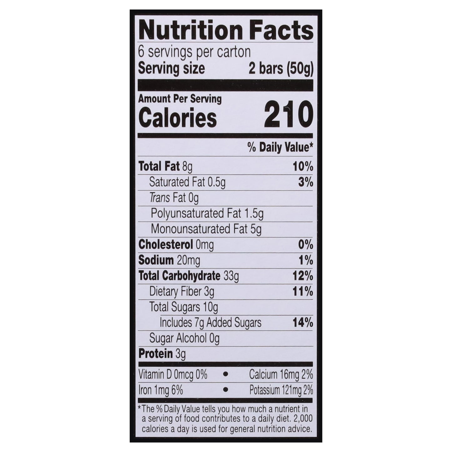 Kind Breakfast Blueberry Almond Bars 6 - 1.76 oz Packs