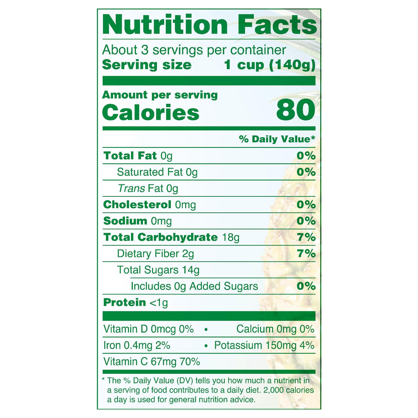 Frozen DOLE TROPICAL GOLD Pineapple, 16 Ounce Bag