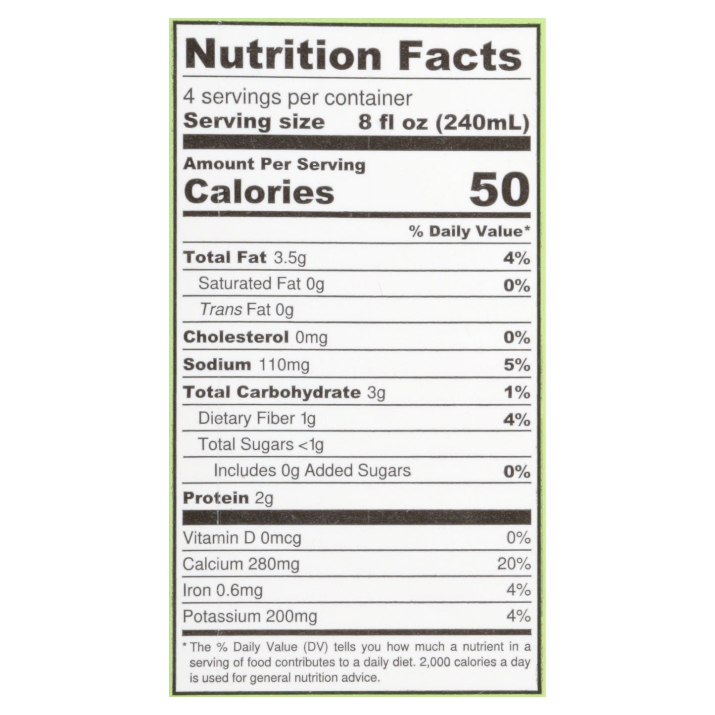 Tache Unsweetened Original Pistachio Milk 32 fl oz
