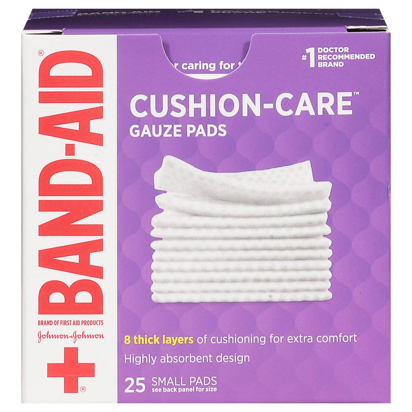 Band-Aid Cushion-Care Gauze Pads Small 25 ea