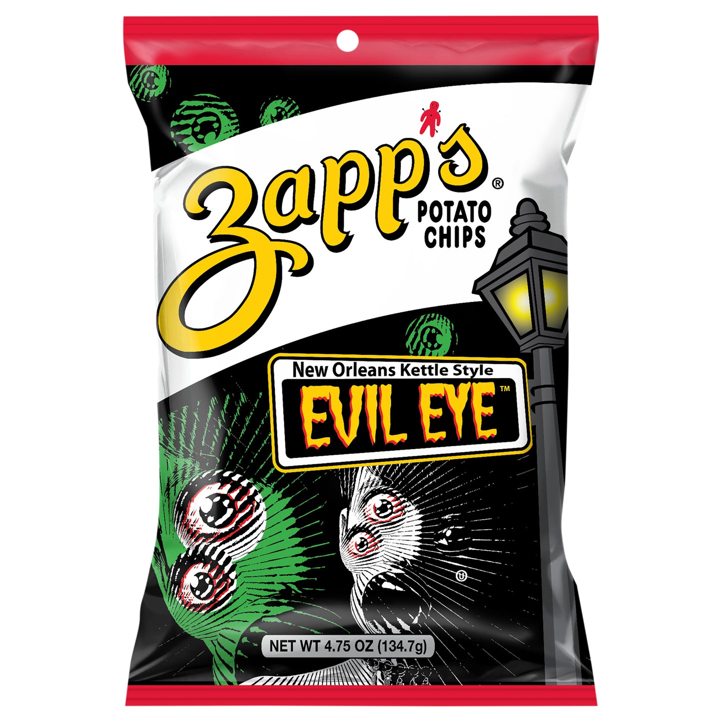 4.75 oz Zapp's Evil Eye New Orleans Kettle Style Potato Chips
