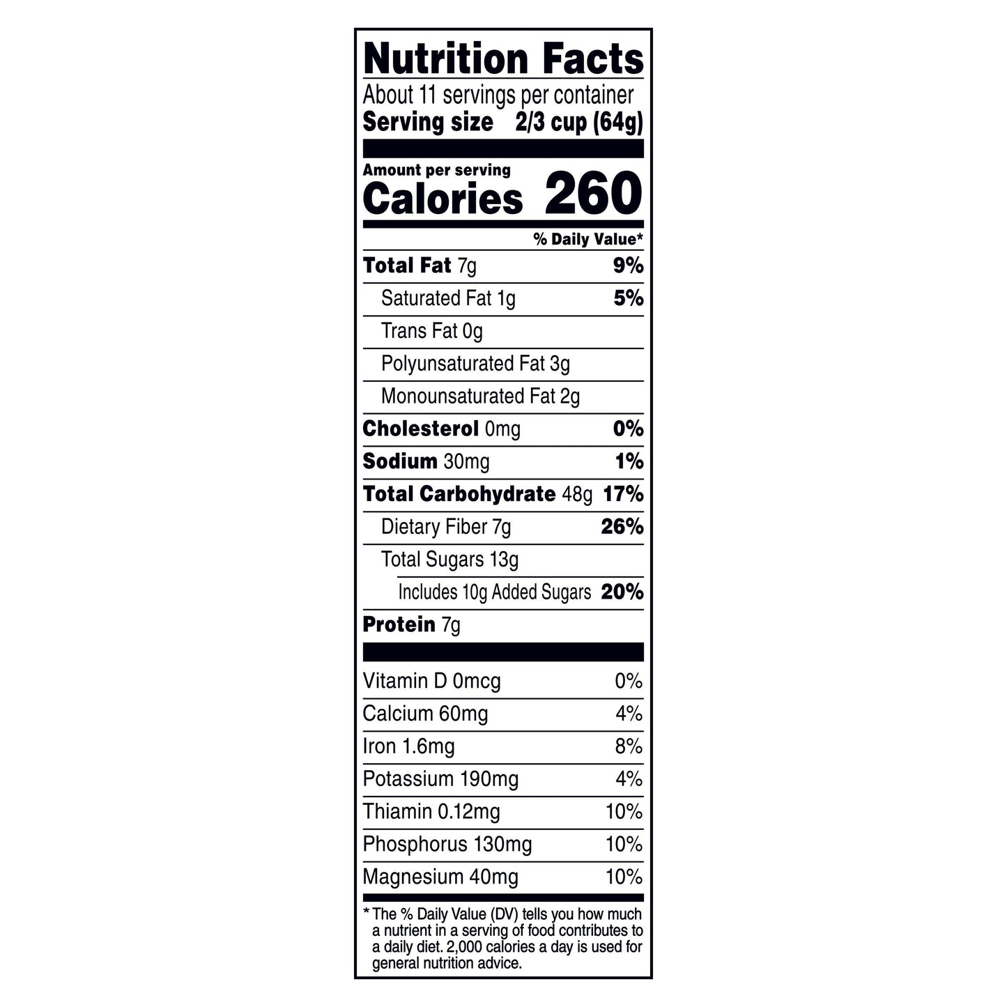 Quaker Simply Granola Oats Honey & Almonds 24.1 Oz