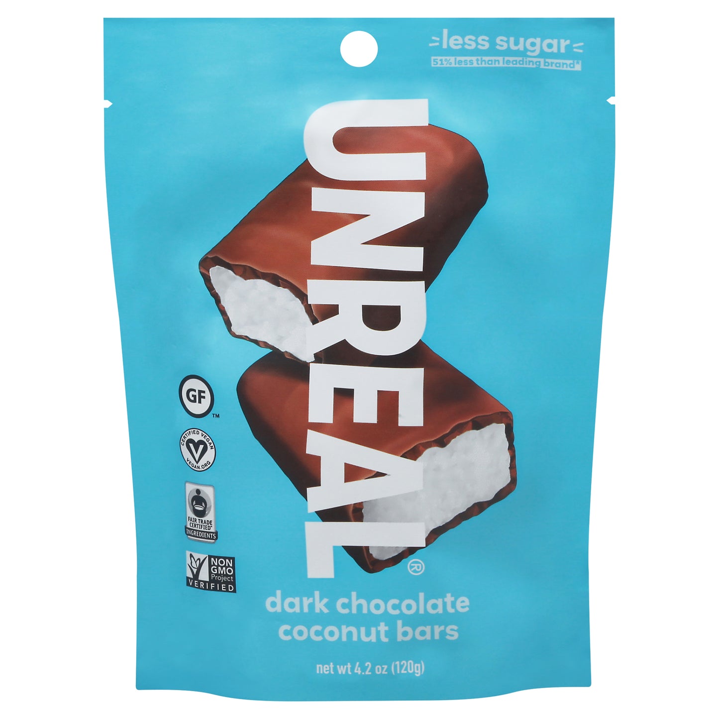 Unreal Dark Chocolate Coconut Bars 4.2 oz