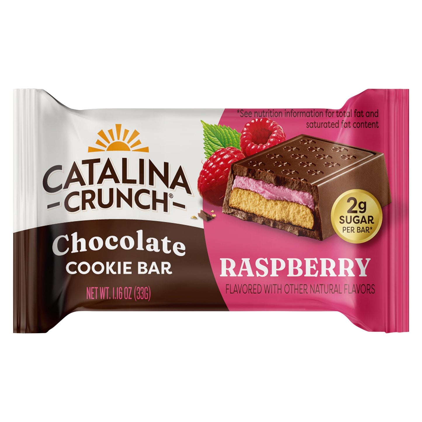 Catalina Crunch Chocolate with Raspberry Flavor Cookie Bar 1.16 oz