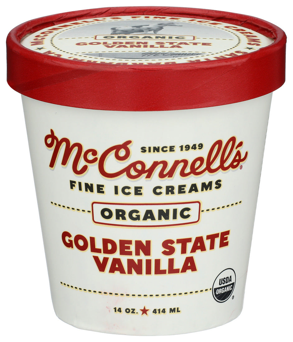 Mcconnell's, Organic Golden State Vanilla Ice Creams, 14 Oz