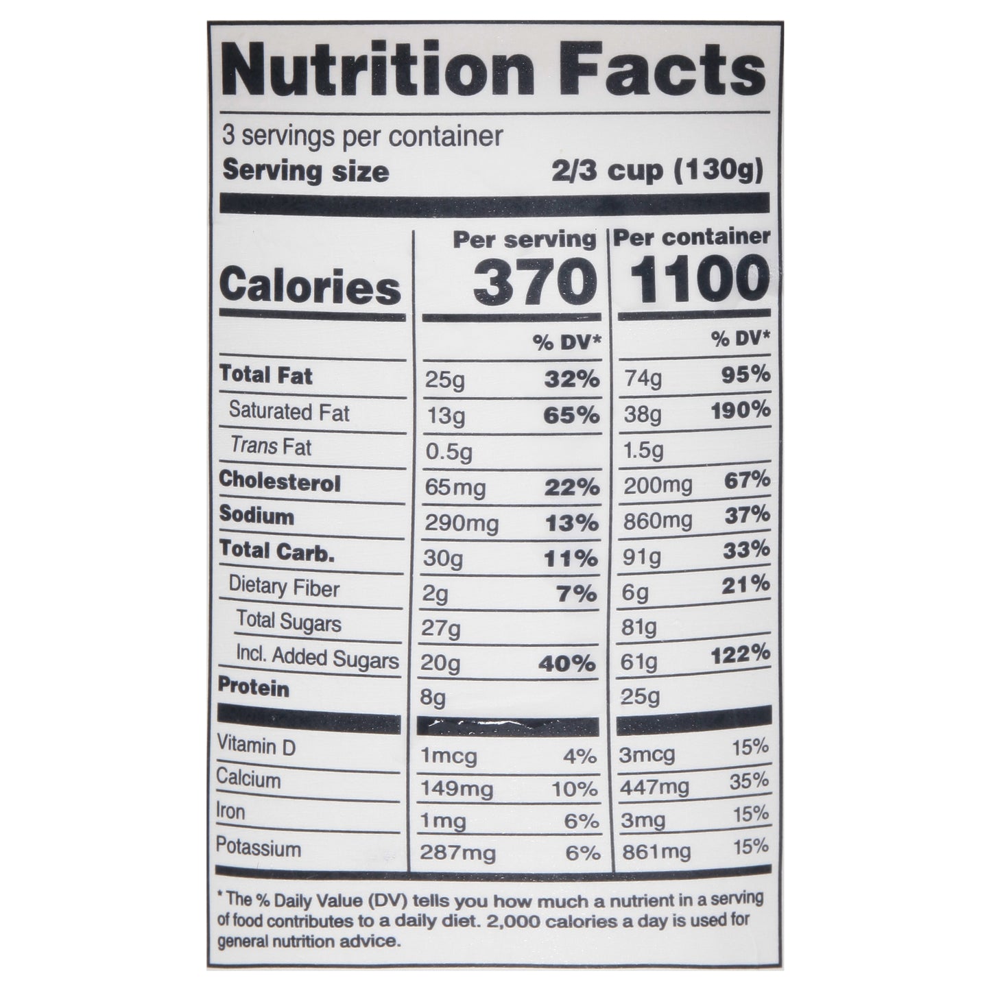 McConnell's Fine Ice Creams Double Peanut Butter Chip Ice Cream 1 pt