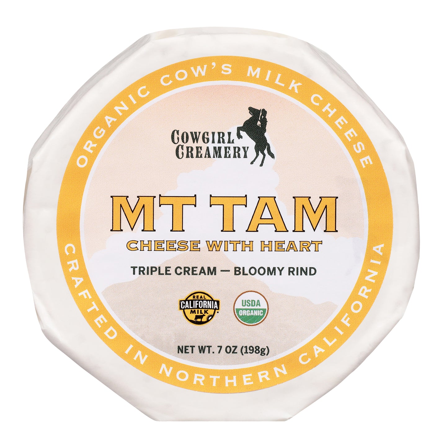 Cowgirl Creamery Organic Cow's Milk Mt Tam Cheese 7 oz