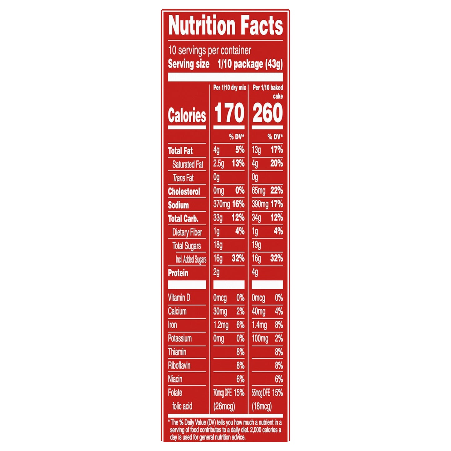 Duncan Hines Perfectly Moist Devil's Food Cake Mix, 15.25 OZ