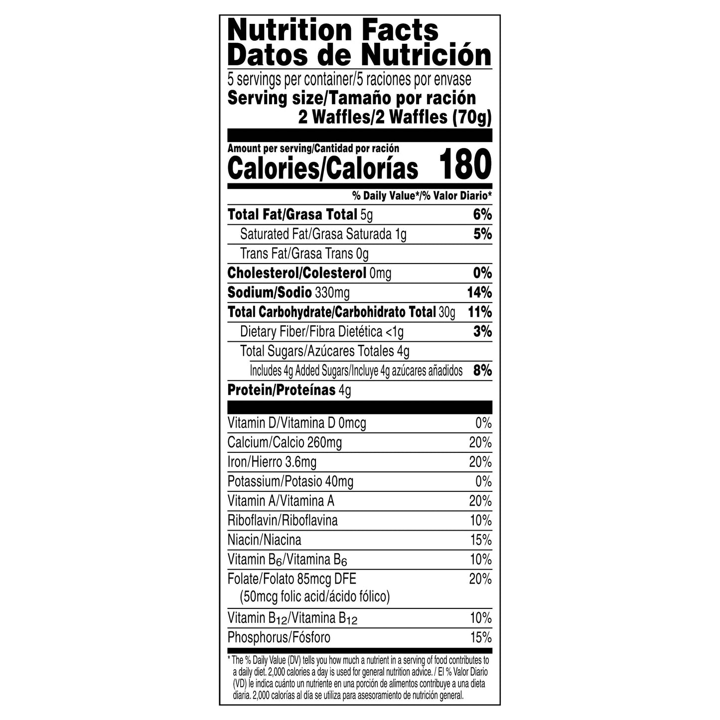 Kellogg's® Eggo® Homestyle Original Frozen Waffles