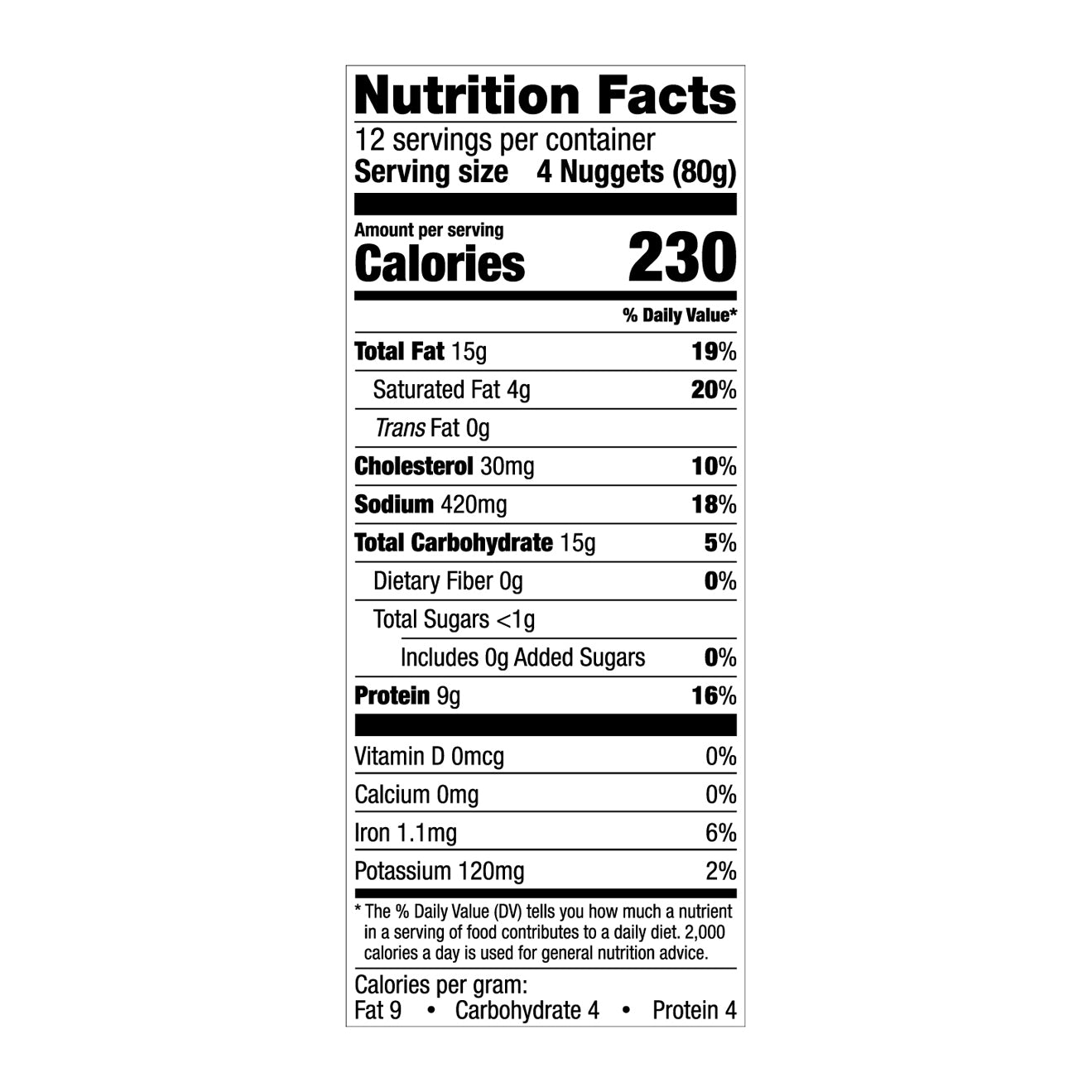 Foster Farms Chicken Breast Nuggets Value Pack - 2 lbs
