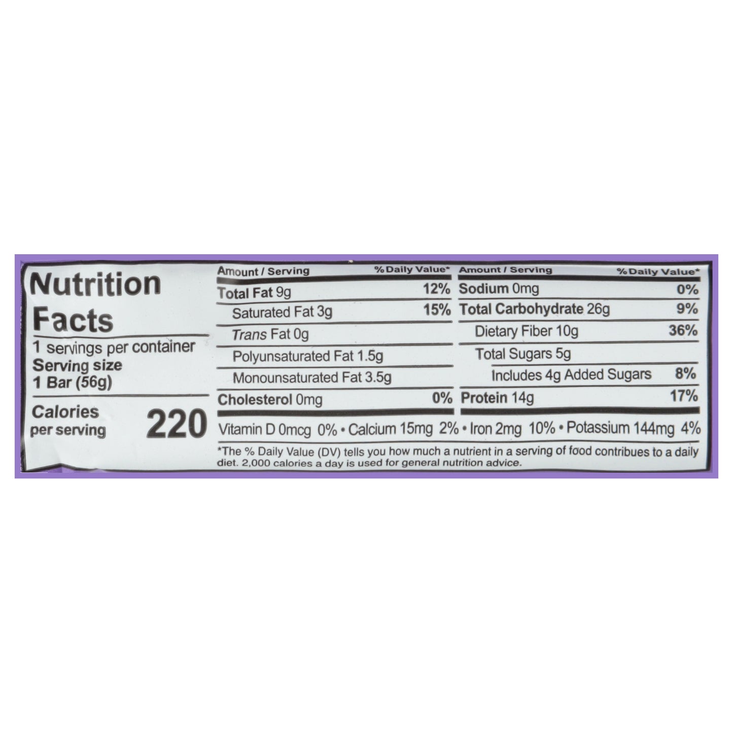 Aloha Organic Chocolate Fudge Brownie Protein Bar 1.98 oz