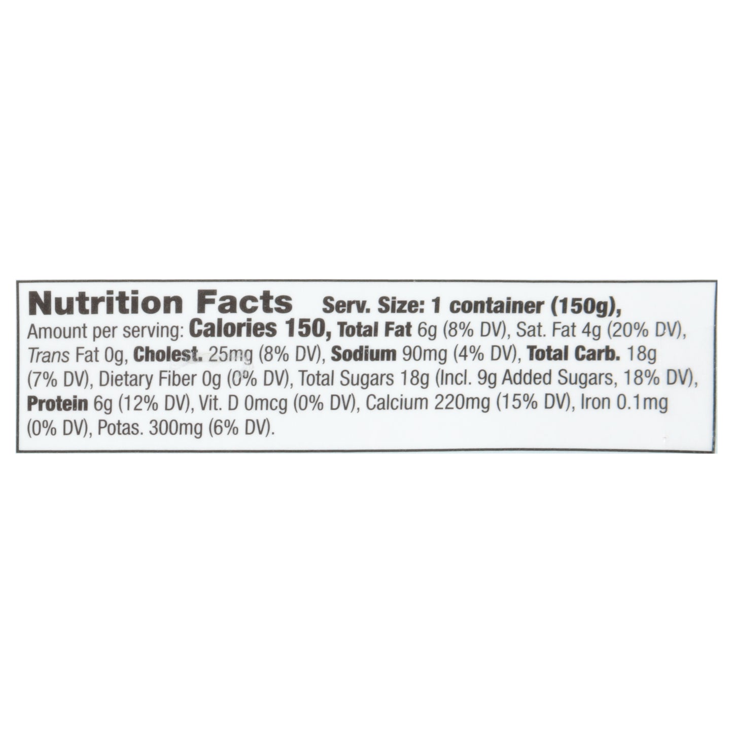 Clover Sonoma Organic Whole Milk Cream on Top Vanilla Yogurt 5.3 oz