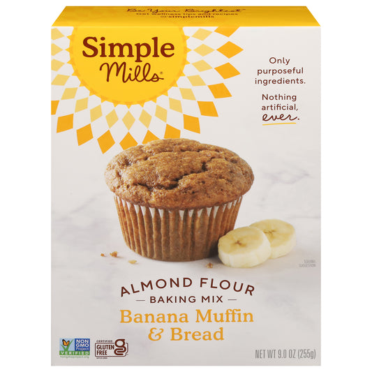 Simple Mills Almond Flour Banana Muffin & Bread Baking Mix 9.0 oz