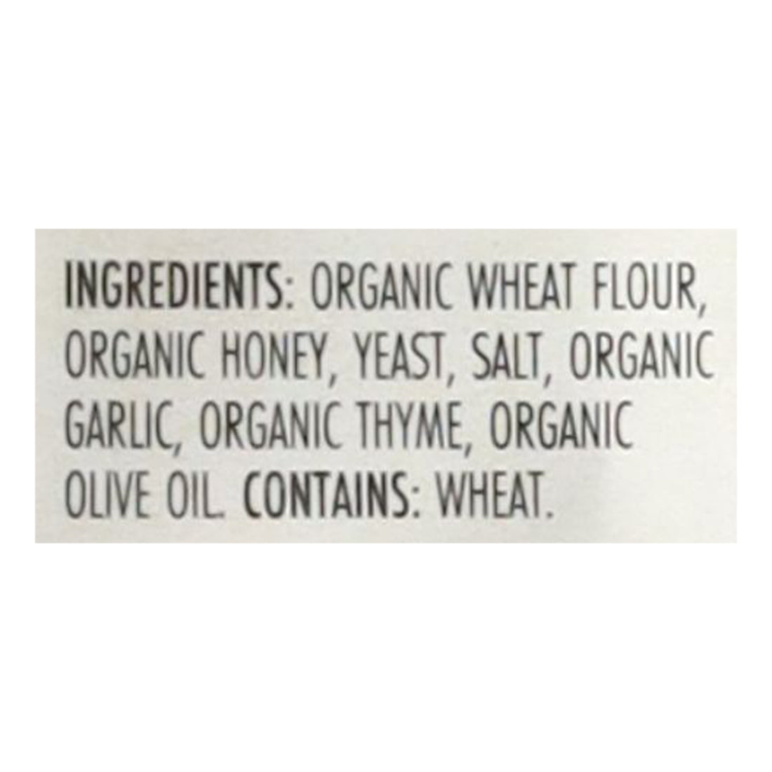 Firehook Organic Garlic Thyme Artisan Baked Crackers 5.5 oz