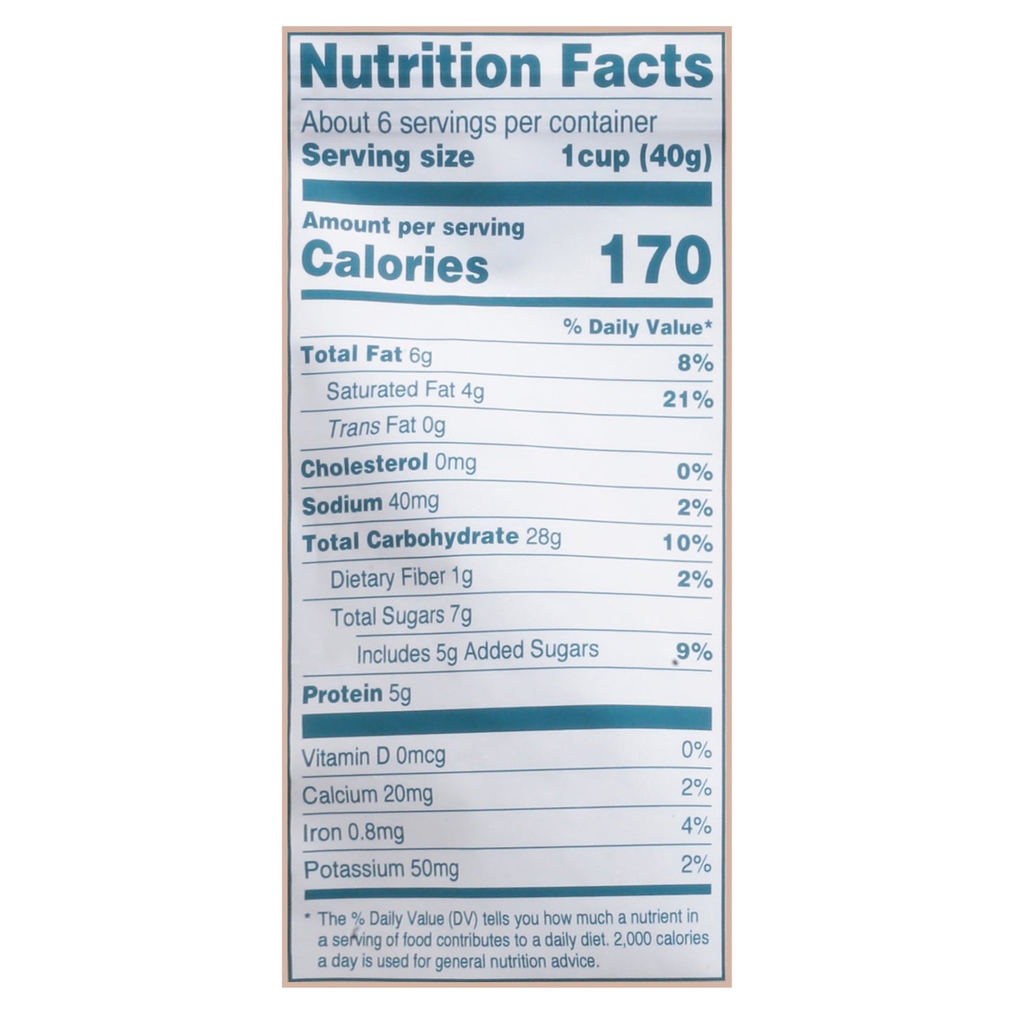 Seven Sundays Grain Free Maple Sea Salt Sunflower Cereal 8 oz