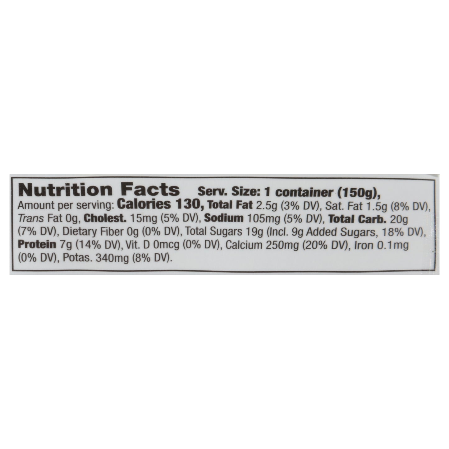 Clover Sonoma Organic Lowfat Vanilla Yogurt 5.3 oz