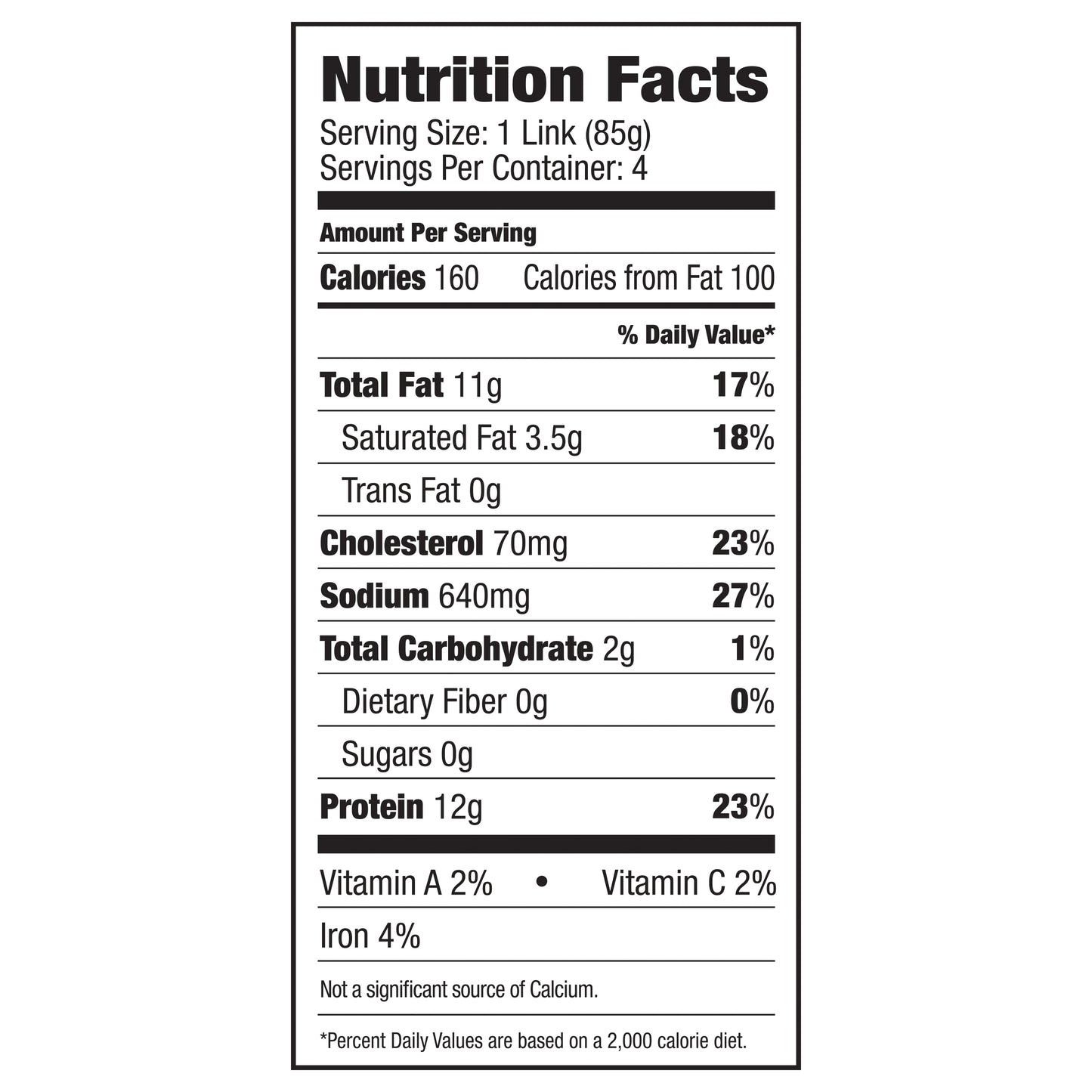 Aidells® Smoked Chicken Sausage, Artichoke & Garlic, 12 oz. (4 Fully Cooked Links)