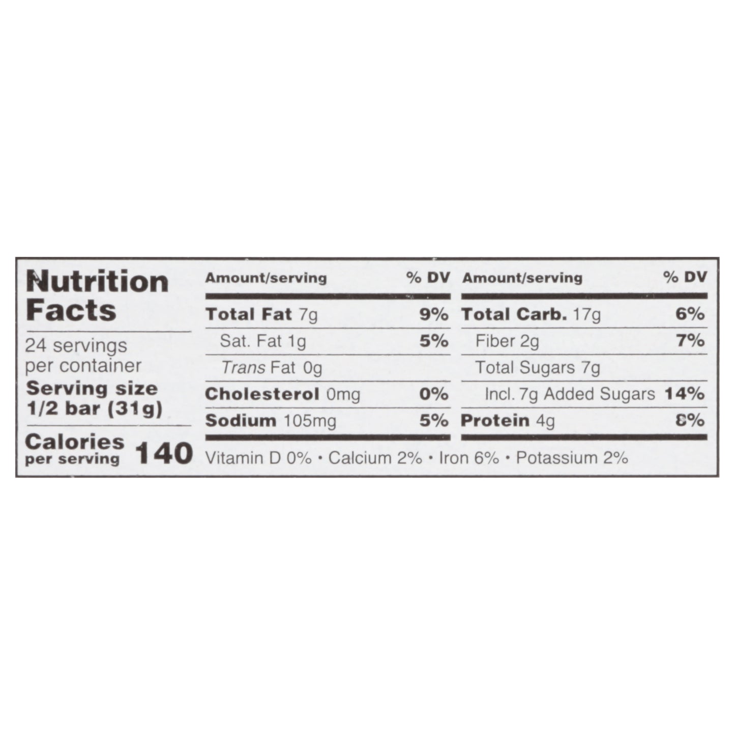 Kate's Real Food Gluten Free Peanut Butter Milk Chocolate Bar 2.2 oz