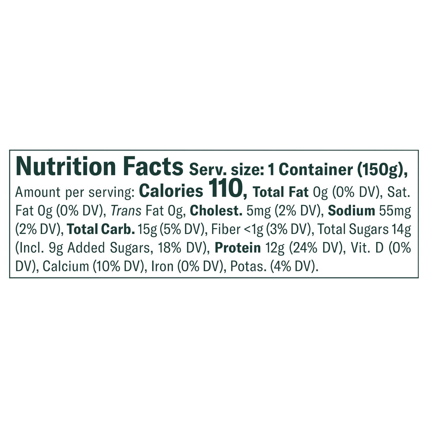 Chobani® Non-Fat Greek Yogurt Blueberry on the Bottom 5.3oz