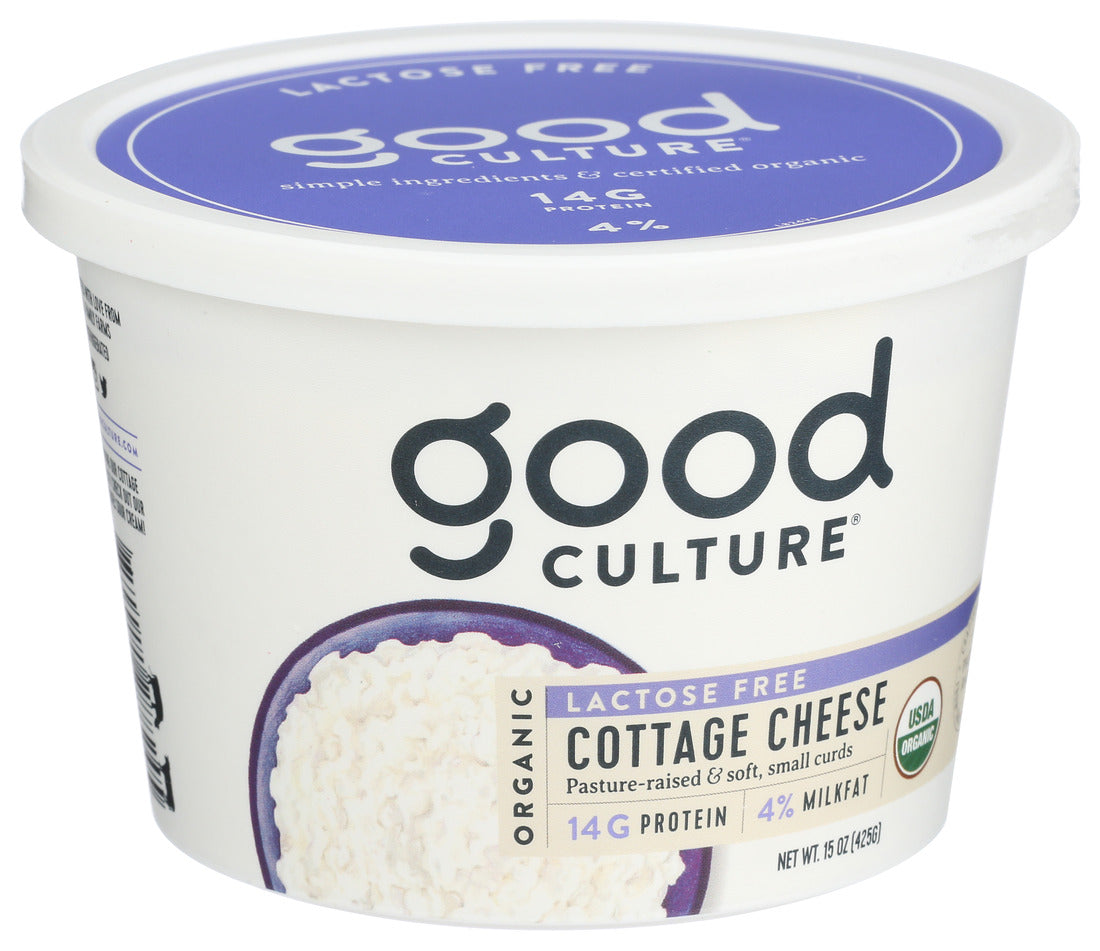 Good Culture, Organic Cottage Cheese Lactose Free, 15 Oz