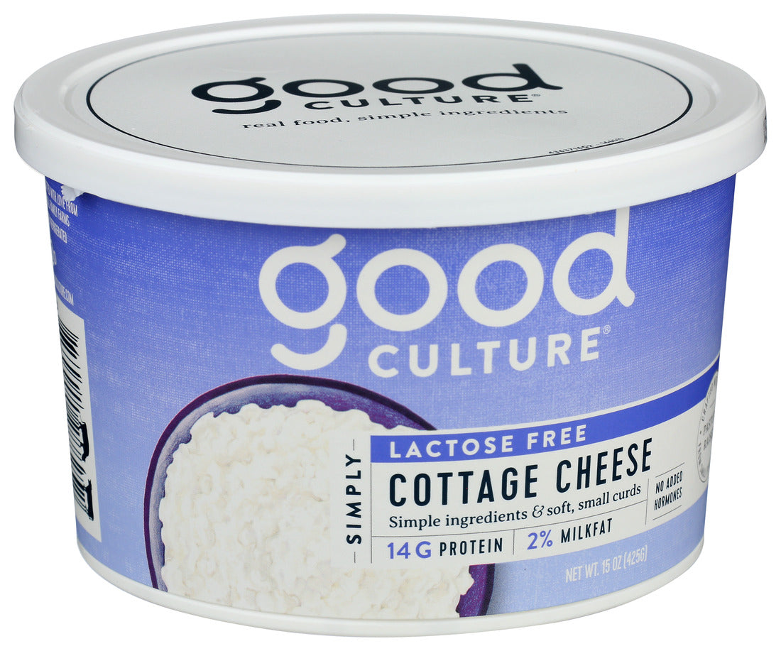 Good Culture, Cottage Cheese Lactose Free, 15 Oz