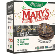 Mary's Gone Crackers Super Seaweed & Bk Sesame 4Oz