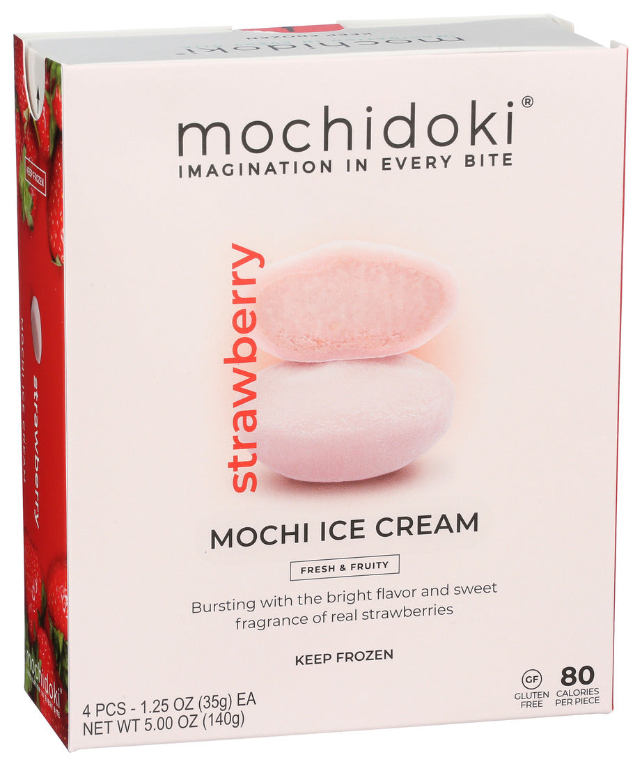 Mochidoki, Strawberry Mochi Ice Cream, 5 Oz