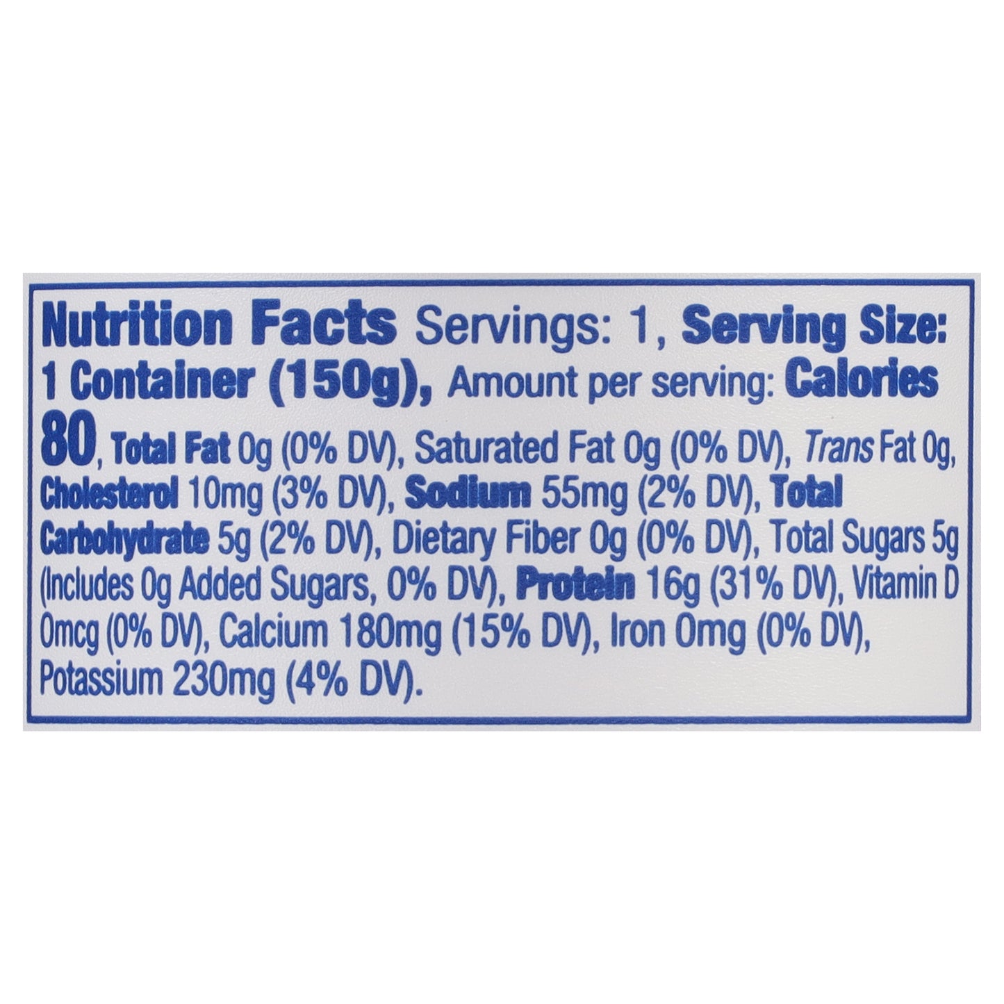 Fage Total Strained Greek Nonfat Yogurt 5.3 oz