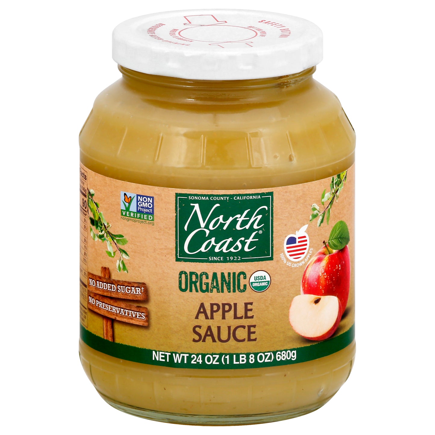 North Coast Apple Sauce 24 oz - Organic