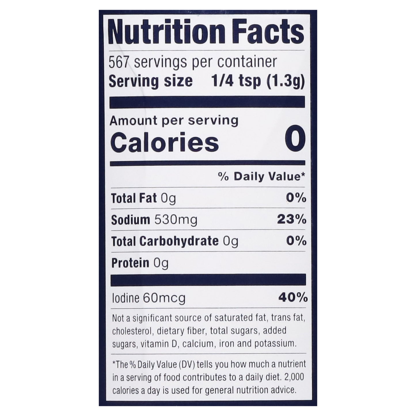Morton Iodized Sea Salt 26 oz