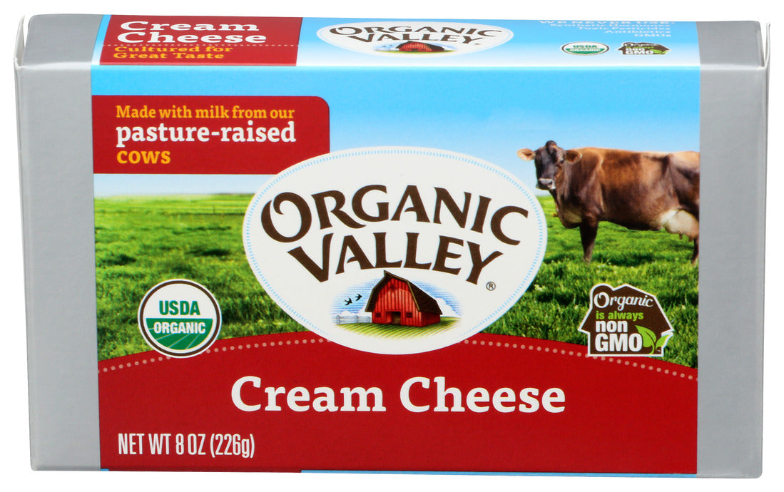 Organic Valley, Cream Cheese Bars, 8 Oz