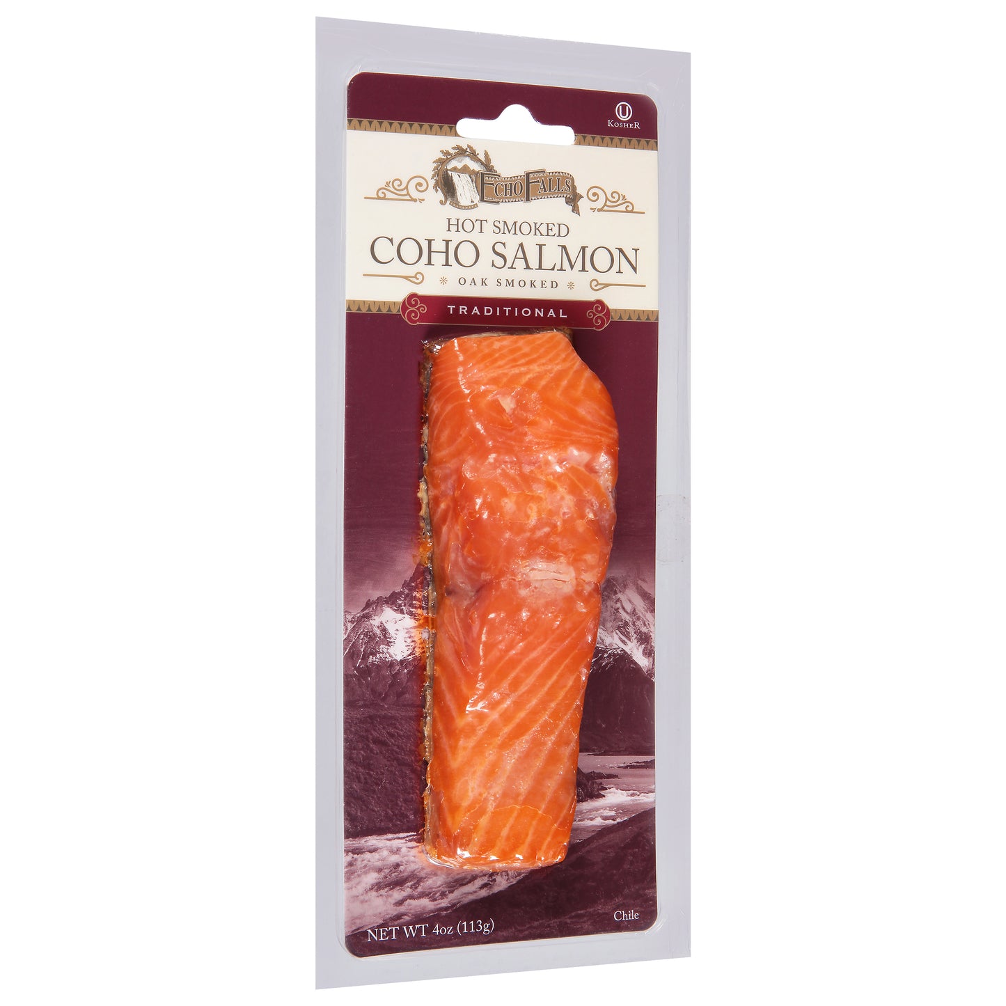 Echo Falls Traditional Hot Smoked Coho Salmon 4 oz