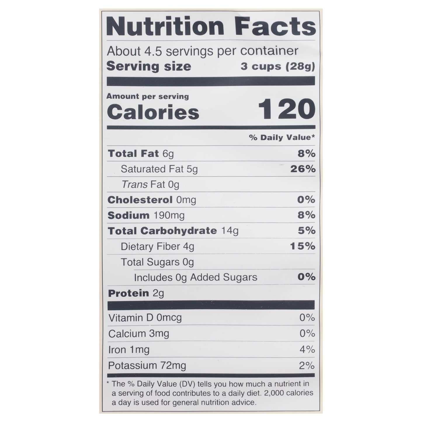 LesserEvil Organic Himalayan Pink Salt Popcorn 4.6 oz