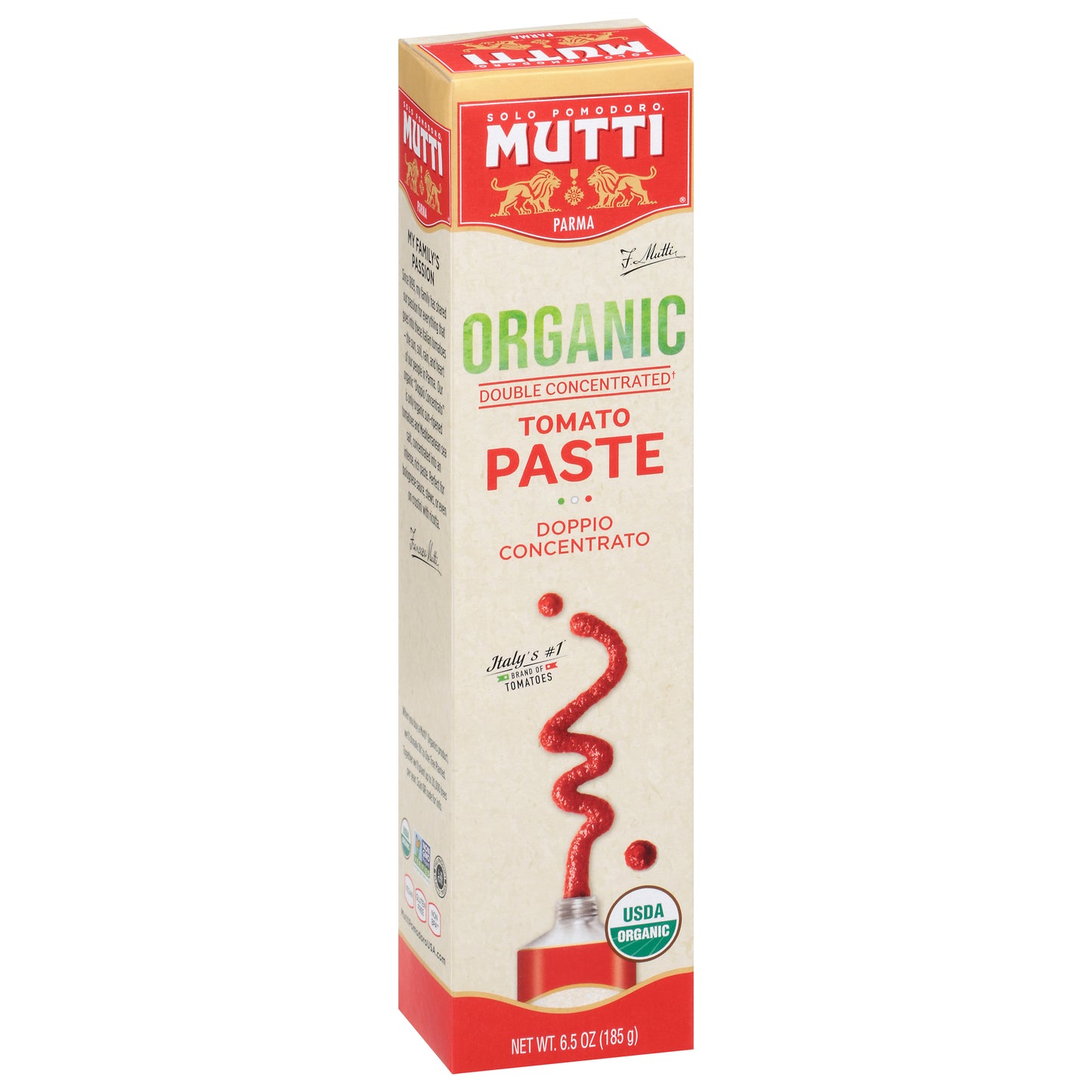 Mutti Organic Double Concentrated Tomato Paste 6.5 oz