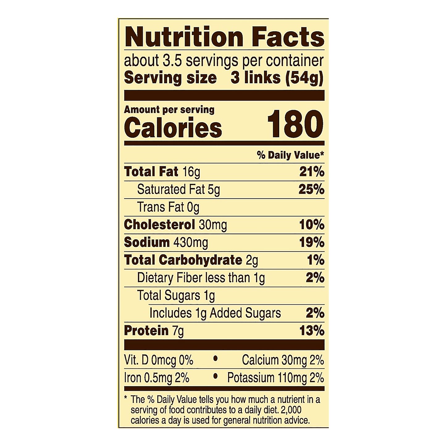 Banquet Brown ‘N Serve Vermont Maple Fully Cooked Sausage Links, Frozen Meat, 10 Count, 6.4 OZ