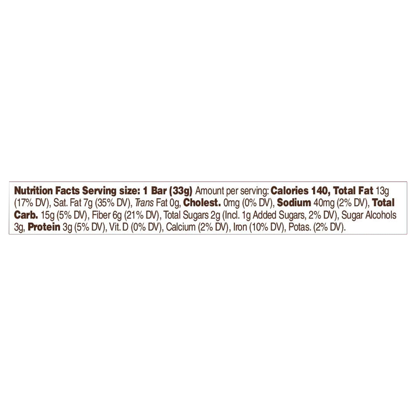 Catalina Crunch Chocolate with Raspberry Flavor Cookie Bar 1.16 oz