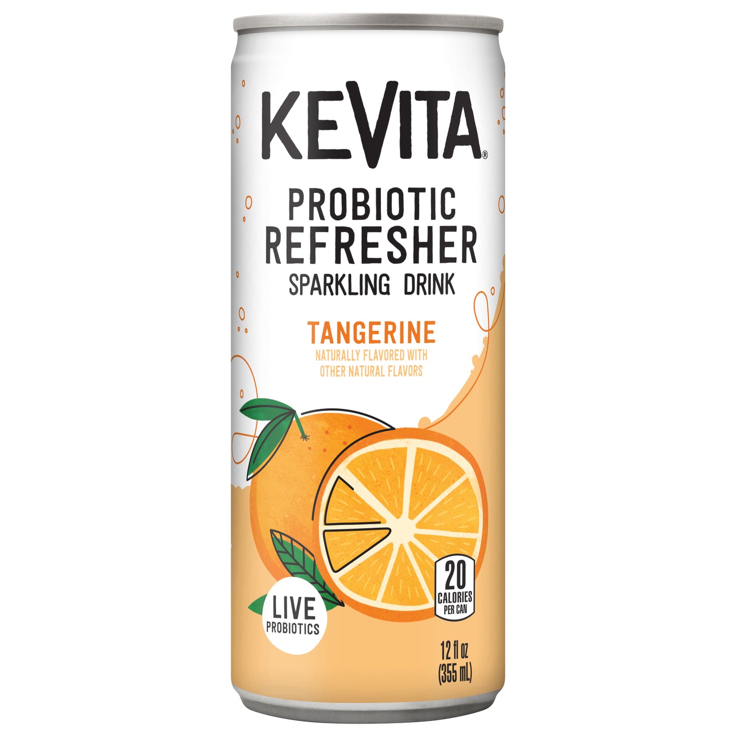 KeVita Sparkling Tangerine 12oz Can