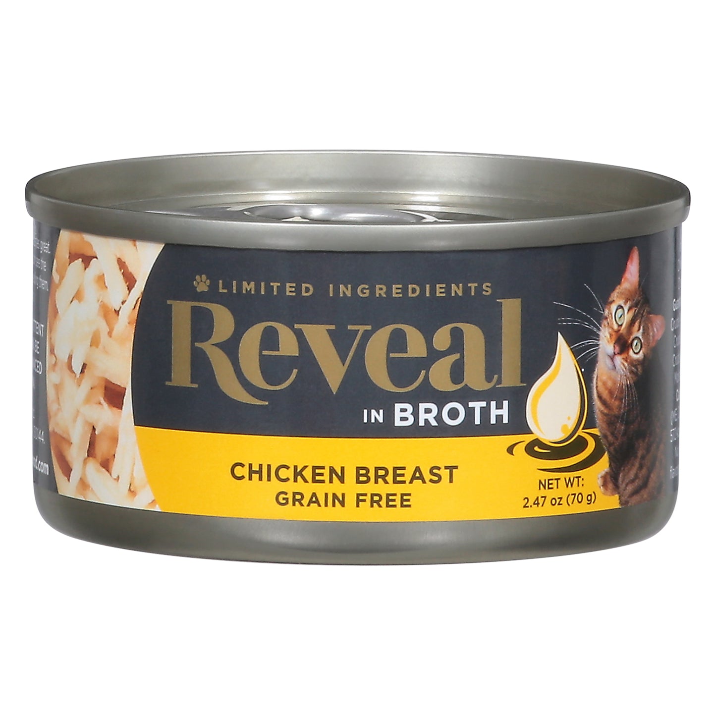Reveal Grain Free Chicken Breast in Broth Cat Food 2.47 oz