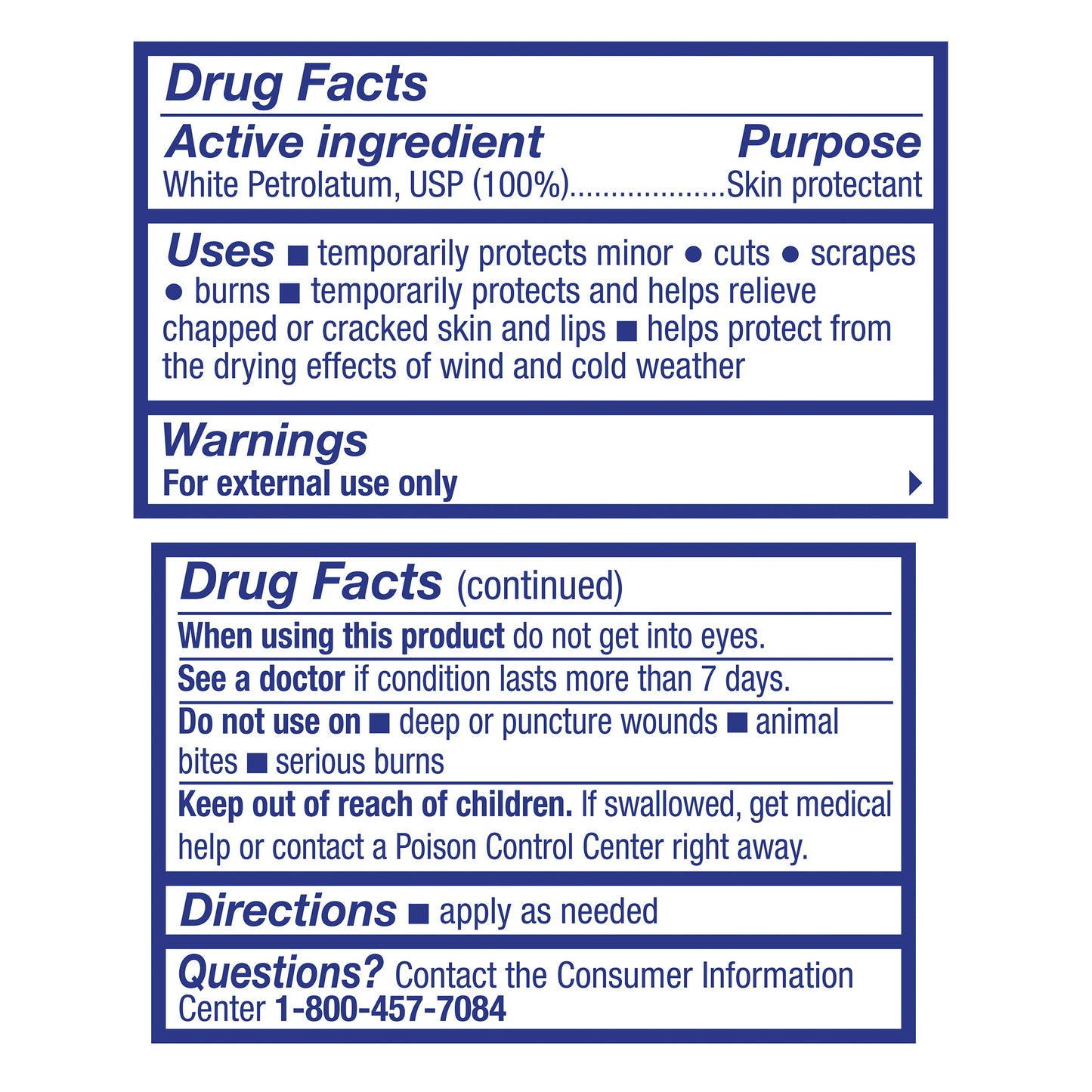 Vaseline 7.5 oz Petroleum Jelly Original