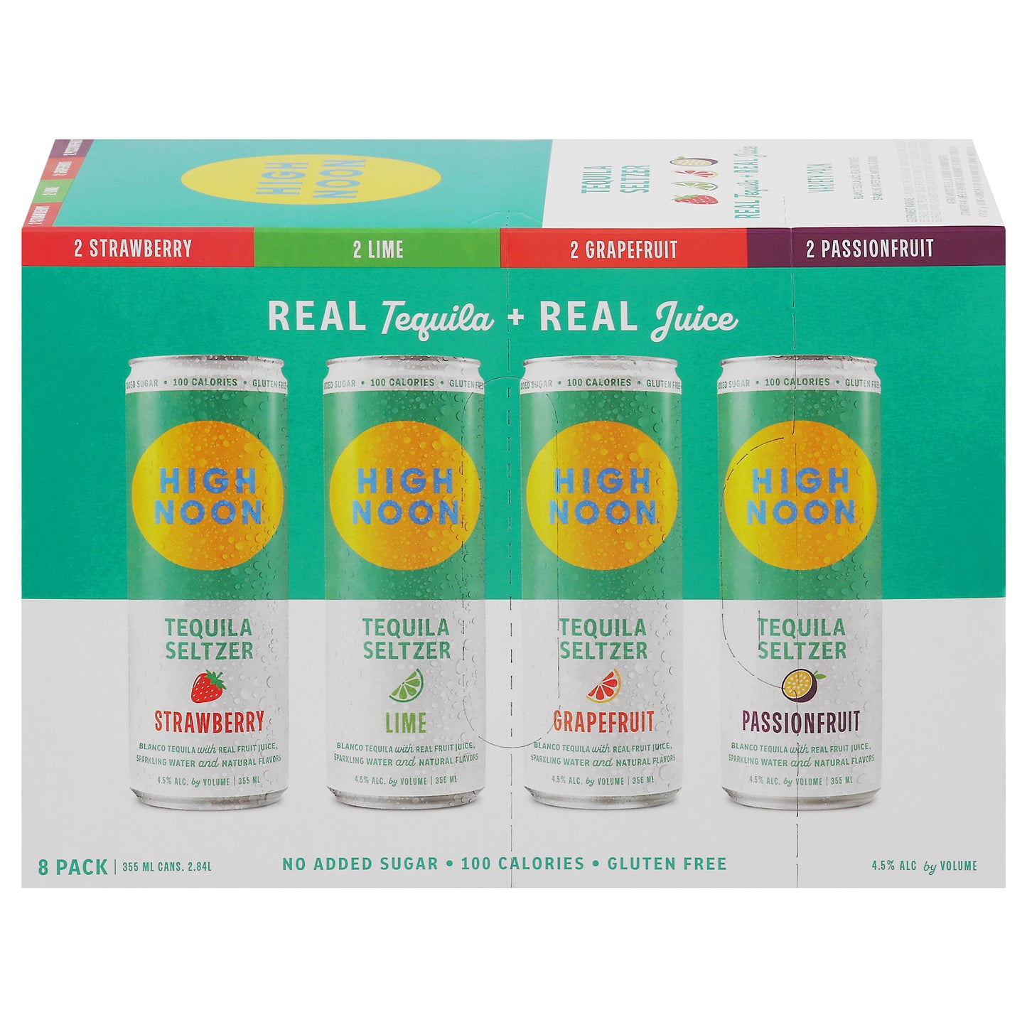 High Noon Tequila Seltzer Variety Pack 8 - 355 ml Cans