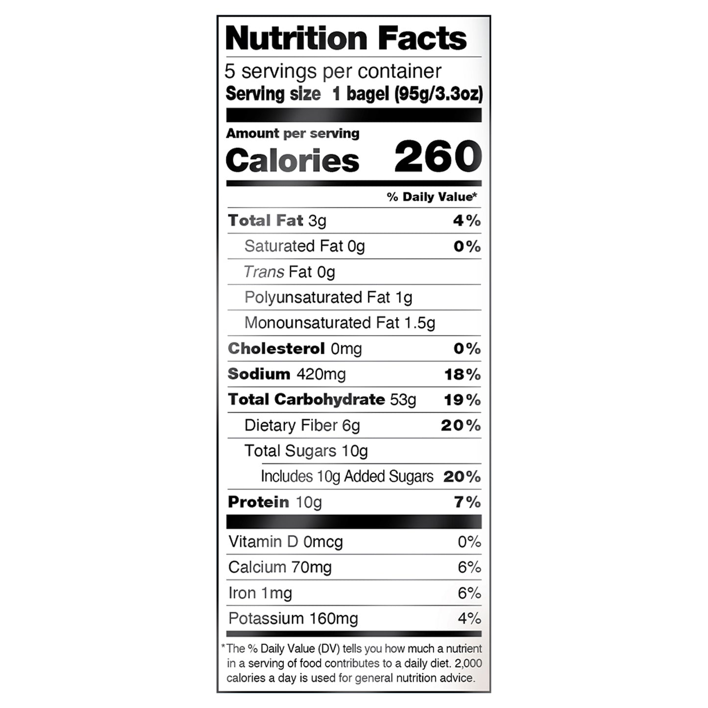 Dave’s Killer Bread® Boomin’ Berry® Bagels, Cranberry, Blueberry, Blackberry and Acai Bagels, 5 Count