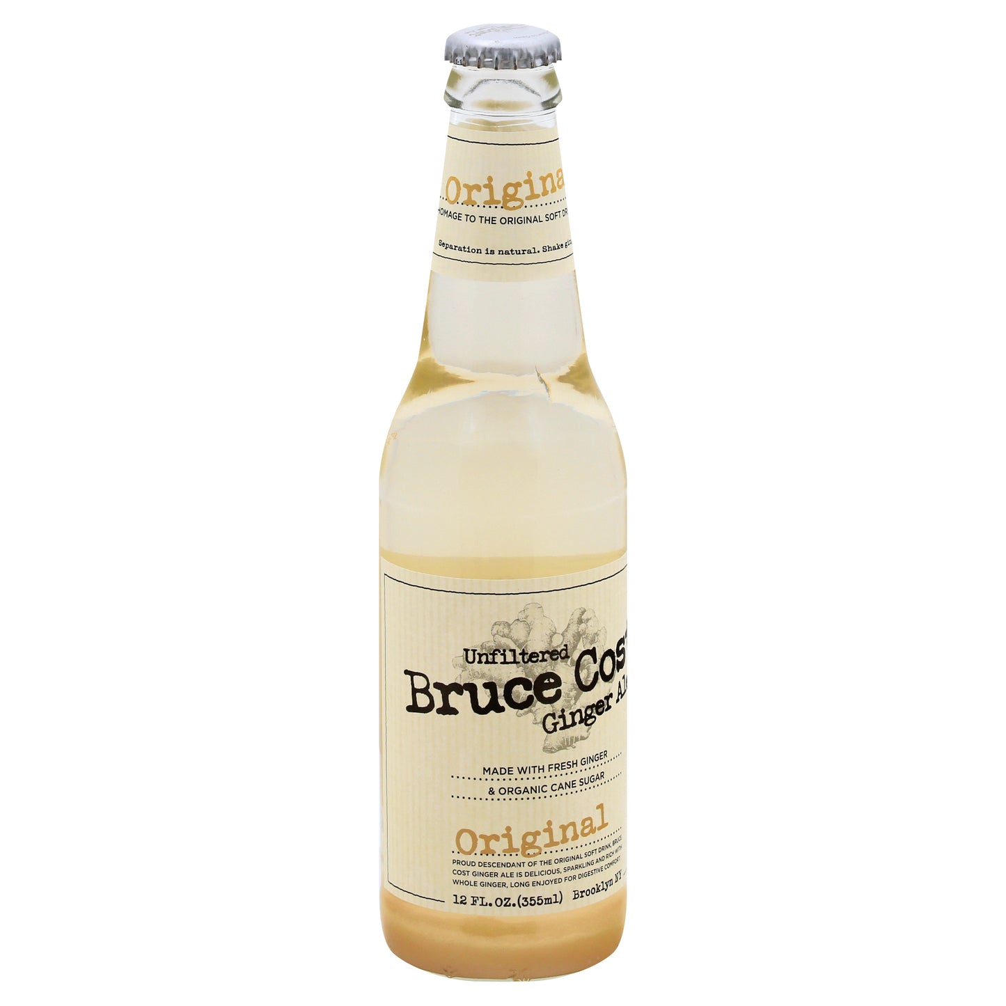 Bruce Cost Original Ginger Ale 12 oz