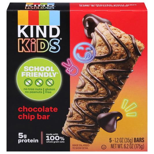 Kind Kids Chocolate Chip Bars 5 - 1.2 oz Bars