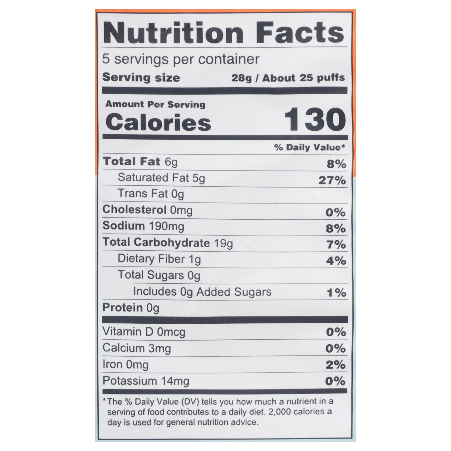 LesserEvil Organic Paleo No Cheese Cheesiness Puffs 5 oz